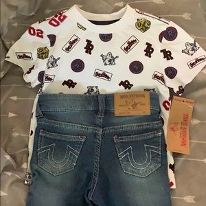 Brand New Boy 2T True Religion T-shirt & Jeans 👖